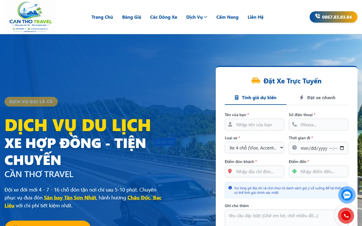 Xem trước Cần Thơ Travel