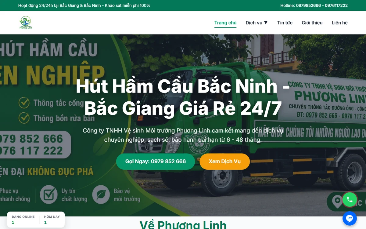 Bản xem trước dự án Môi Trường Phương Linh