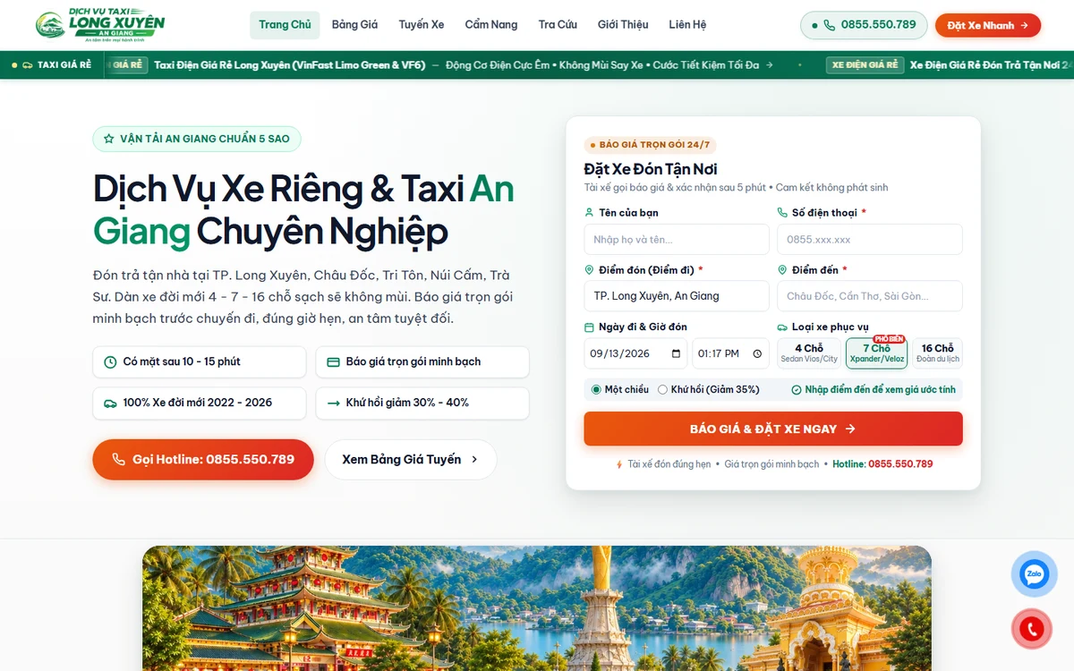 Xem trước Dịch Vụ Taxi An Giang