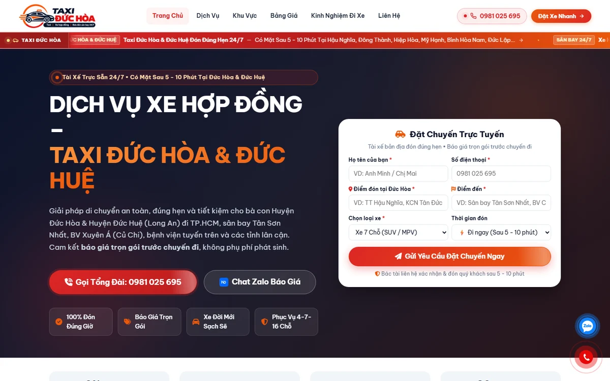 Xem trước Taxi Đức Hòa & Đức Huệ