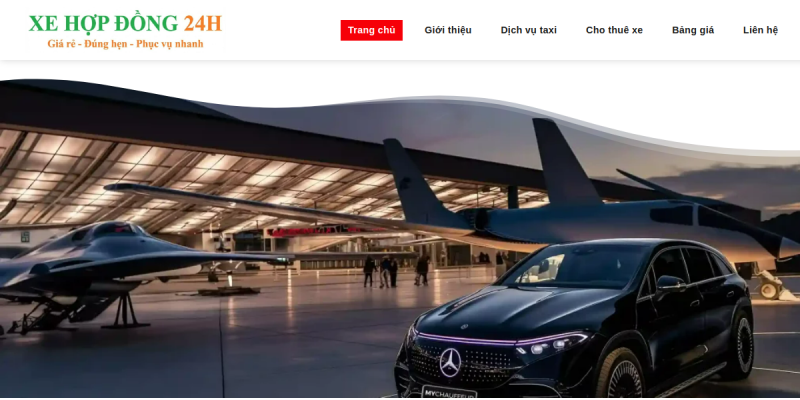 Bản xem trước website Thuê Xe Hợp Đồng