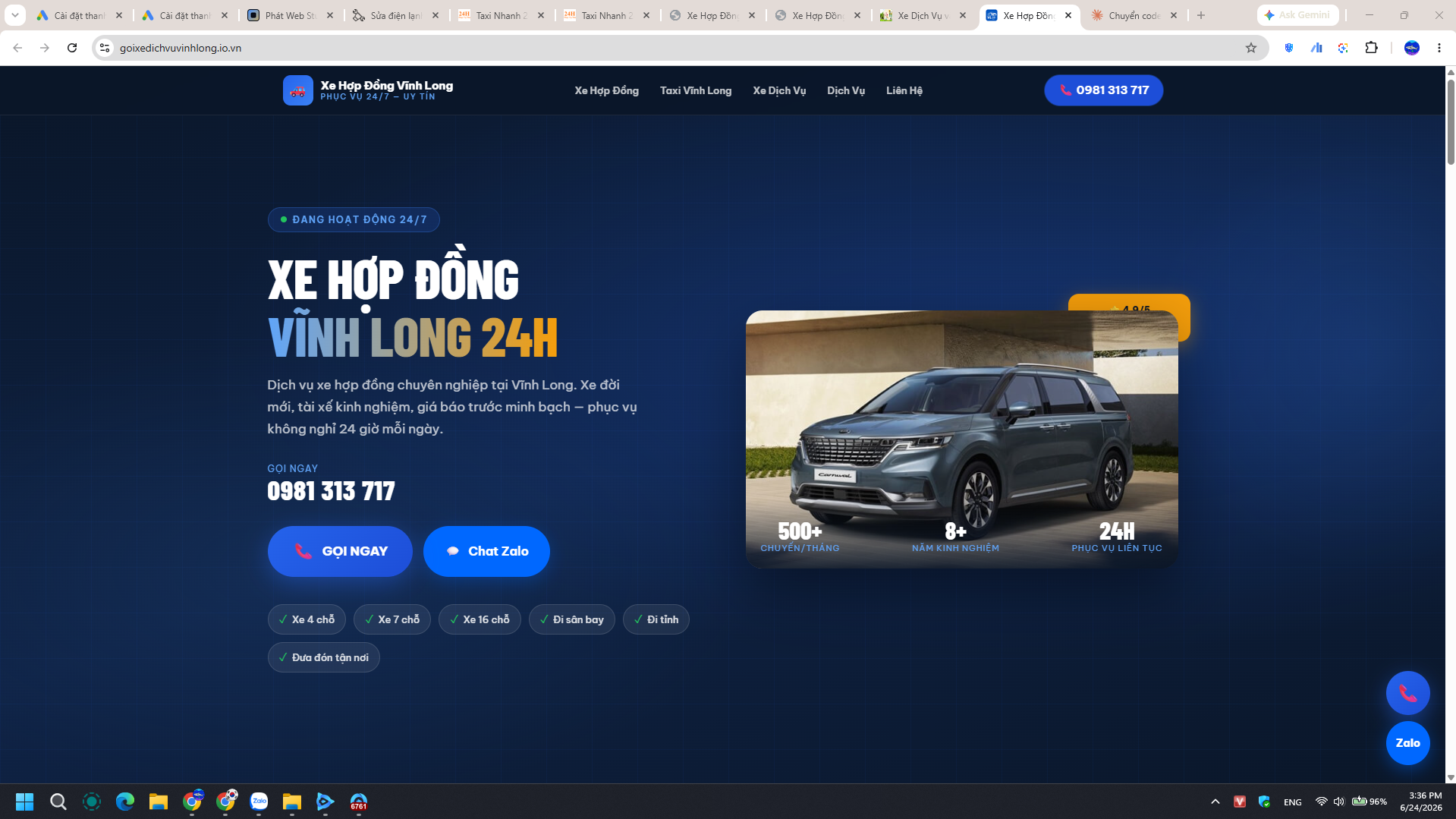 Vinh Long Transport Service